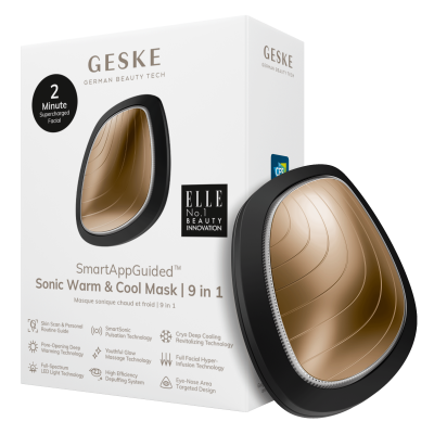Звукова маска тепло та холод GESKE Sonic Warm & Cool Mask 9 в 1 сірий