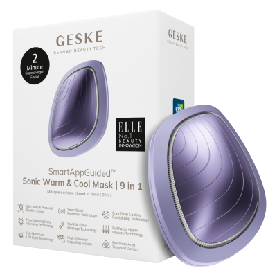Звукова маска тепло та холод GESKE Sonic Warm & Cool Mask 9 в 1 фіолетовий