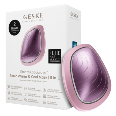 Звукова маска тепло та холод GESKE Sonic Warm & Cool Mask 9 в 1 рожевий