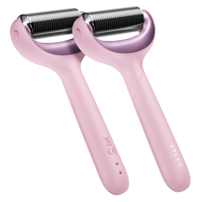 Електронний ролик для обличчя та тіла з мікроголками GESKE MicroNeedle Face & Body Roller 8 в 1 рожевий Електронний ролик для обличчя та тіла з мікроголками GESKE MicroNeedle Face & Body Roller 8 в 1 рожевий
