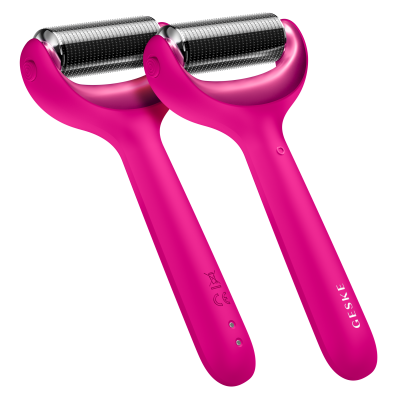 Електронний ролик для обличчя та тіла з мікроголками GESKE MicroNeedle Face & Body Roller 8 в 1 пурпуровий Електронний ролик для обличчя та тіла з мікроголками GESKE MicroNeedle Face & Body Roller 8 в 1 пурпуровий