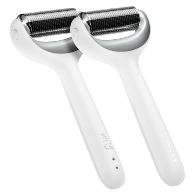 Електронний ролик для обличчя та тіла з мікроголками GESKE MicroNeedle Face & Body Roller 8 в 1 білий Електронний ролик для обличчя та тіла з мікроголками GESKE MicroNeedle Face & Body Roller 8 в 1 білий