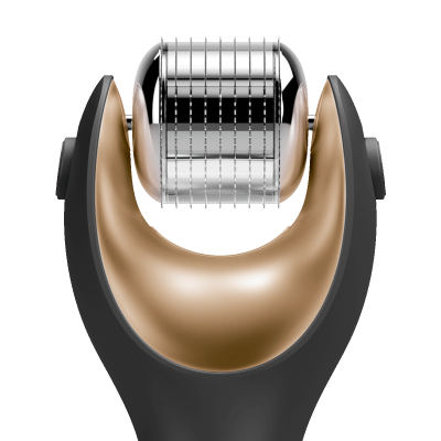 Насадка з мікроголками до електронного ролика для обличчя GESKE MicroNeedle Head хром