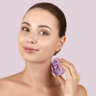 Звуковий масажер для обличчя та тіла GESKE Sonic Cool & Warm Face and Body Massager 9 в 1 рожевий