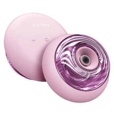 Звуковий масажер для обличчя та тіла GESKE Sonic Cool & Warm Face and Body Massager 9 в 1 рожевий