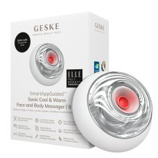Звуковий масажер для обличчя та тіла GESKE Sonic Cool & Warm Face and Body Massager 9 в 1 білий