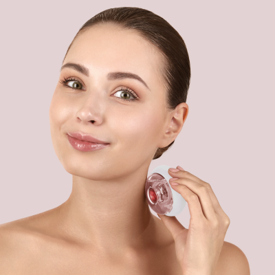 Звуковий масажер для обличчя та тіла GESKE Sonic Cool & Warm Face and Body Massager 9 в 1 пудровий Звуковий масажер для обличчя та тіла GESKE Sonic Cool & Warm Face and Body Massager 9 в 1 пудровий