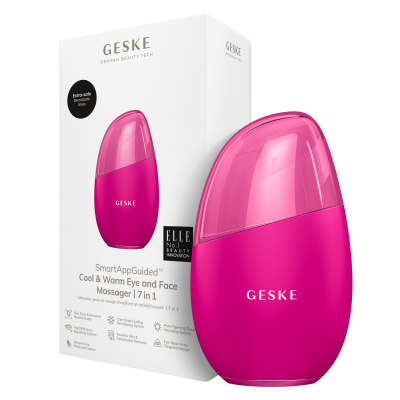 Масажер для очей та обличчя GESKE Cool & Warm Eye and Face Massager 7 в 1 пурпуровий