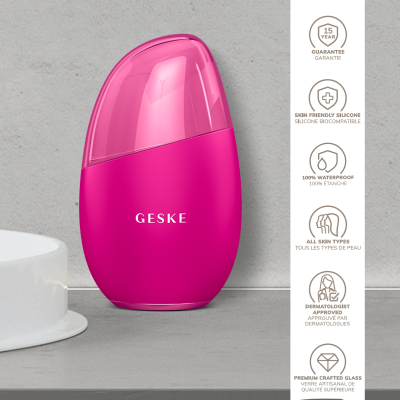 Масажер для очей та обличчя GESKE Cool & Warm Eye and Face Massager 7 в 1 пурпуровий Масажер для очей та обличчя GESKE Cool & Warm Eye and Face Massager 7 в 1 пурпуровий