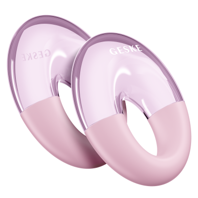 Масажер для очей GESKE Cool & Warm Eye Massager 7 в 1 рожевий