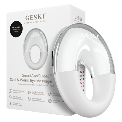 Масажер для очей GESKE Cool & Warm Eye Massager 7 в 1 білий