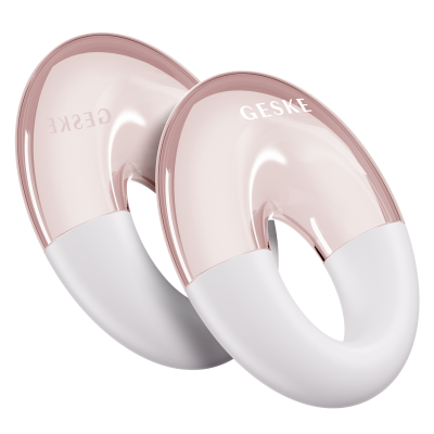 Масажер для очей GESKE Cool & Warm Eye Massager 7 в 1 пудровий