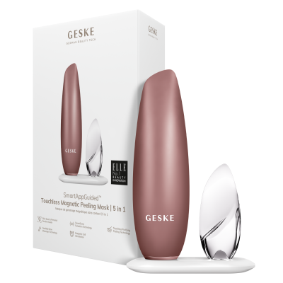 Безконтактна магнітна пілінг маска GESKE Touchless Magnetic Peeling Mask 5 в 1 пудровий