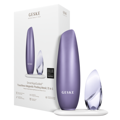 Безконтактна магнітна пілінг маска GESKE Touchless Magnetic Peeling Mask 5 в 1 фіолетовий