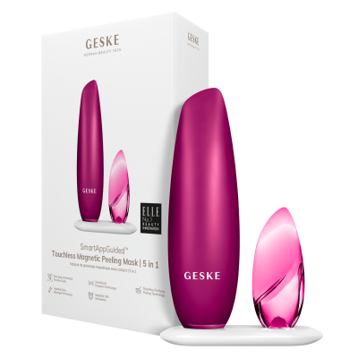 Безконтактна магнітна пілінг маска GESKE Touchless Magnetic Peeling Mask 5 в 1 пурпуровий