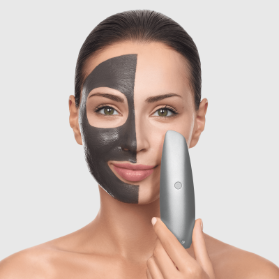 Безконтактна магнітна пілінг маска GESKE Touchless Magnetic Peeling Mask 5 в 1 білий