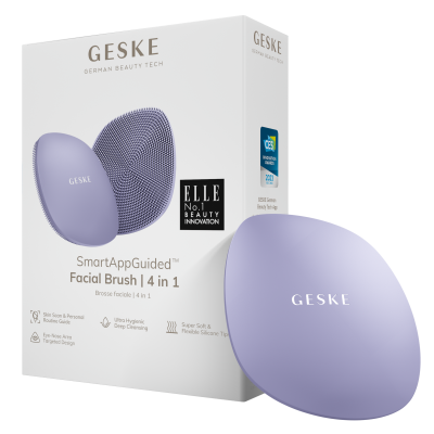 Щітка для обличчя GESKE Facial Brush 4 в 1 фіолетовий