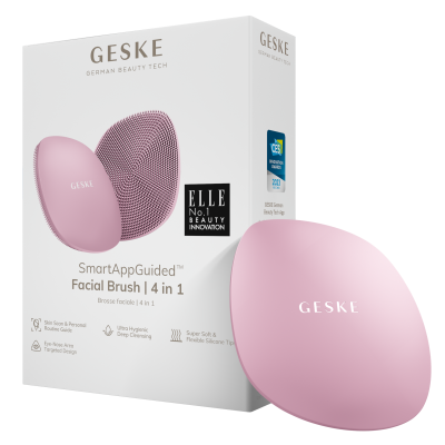 Щітка для обличчя GESKE Facial Brush 4 в 1 рожевий