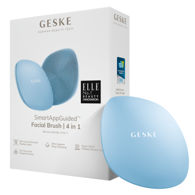Щітка для обличчя GESKE Facial Brush 4 в 1 аквамарин