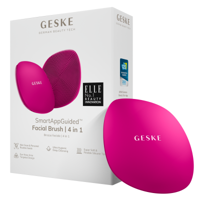 Щітка для обличчя GESKE Facial Brush 4 в 1 пурпуровий