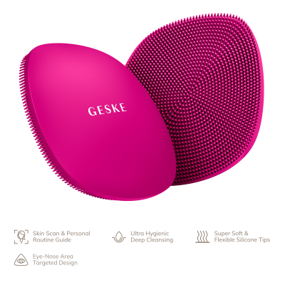Щітка для обличчя GESKE Facial Brush 4 в 1 пурпуровий Щітка для обличчя GESKE Facial Brush 4 в 1 пурпуровий