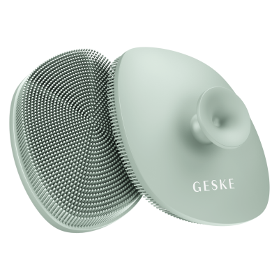 Щітка для обличчя GESKE Facial Brush 4 в 1 зелений з тримачем Щітка для обличчя GESKE Facial Brush 4 в 1 зелений з тримачем
