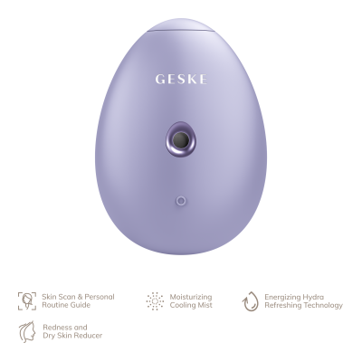 Електронний освіжувач для зволоження обличчя GESKE Facial Hydration Refresher 4 в 1 фіолетовий