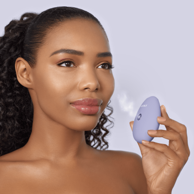 Електронний освіжувач для зволоження обличчя GESKE Facial Hydration Refresher 4 в 1 фіолетовий