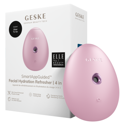Електронний освіжувач для зволоження обличчя GESKE Facial Hydration Refresher 4 в 1 рожевий