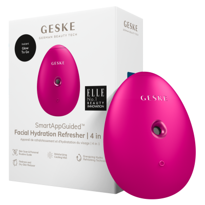 Електронний освіжувач для зволоження обличчя GESKE Facial Hydration Refresher 4 в 1 пурпуровий