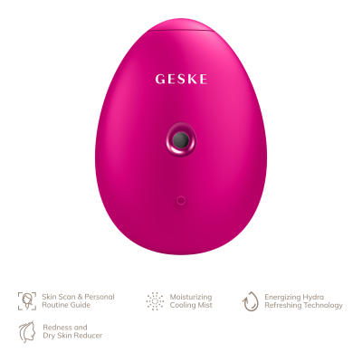 Електронний освіжувач для зволоження обличчя GESKE Facial Hydration Refresher 4 в 1 пурпуровий