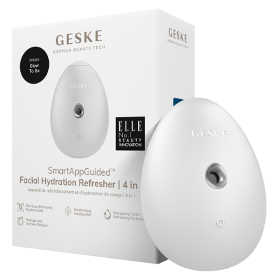 Электронный освежитель для увлажнения лица GESKE Facial Hydration Refresher 4 в 1 белый