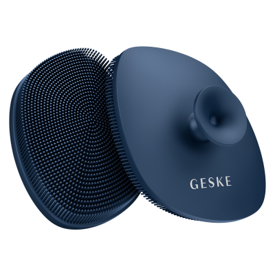 Щітка для обличчя GESKE Facial Brush 4 в 1 темно-синій з тримачем Щітка для обличчя GESKE Facial Brush 4 в 1 темно-синій з тримачем