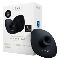 Щітка для обличчя GESKE Facial Brush 4 в 1 чорний з тримачем