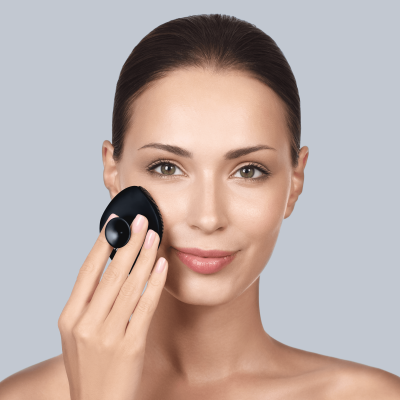 Щітка для обличчя GESKE Facial Brush 4 в 1 сірий з тримачем Щітка для обличчя GESKE Facial Brush 4 в 1 сірий з тримачем