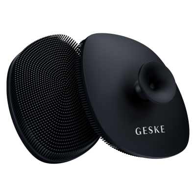 Щітка для обличчя GESKE Facial Brush 4 в 1 сірий з тримачем Щітка для обличчя GESKE Facial Brush 4 в 1 сірий з тримачем