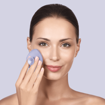 Щітка для обличчя GESKE Facial Brush 4 в 1 фіолетовий з тримачем Щітка для обличчя GESKE Facial Brush 4 в 1 фіолетовий з тримачем
