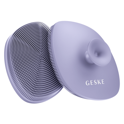 Щітка для обличчя GESKE Facial Brush 4 в 1 фіолетовий з тримачем Щітка для обличчя GESKE Facial Brush 4 в 1 фіолетовий з тримачем