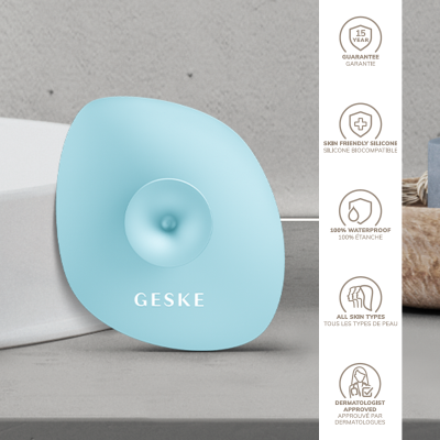 Щітка для обличчя GESKE Facial Brush 4 в 1 бірюзовий з тримачем Щітка для обличчя GESKE Facial Brush 4 в 1 бірюзовий з тримачем
