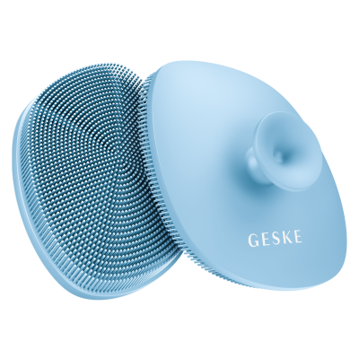 Щітка для обличчя GESKE Facial Brush 4 в 1 аквамарин з тримачем Щітка для обличчя GESKE Facial Brush 4 в 1 аквамарин з тримачем
