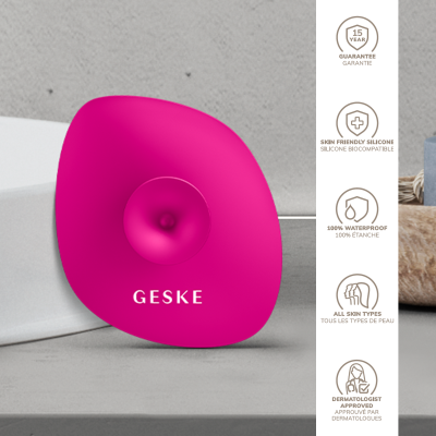 Щітка для обличчя GESKE Facial Brush 4 в 1 пурпуровий з тримачем Щітка для обличчя GESKE Facial Brush 4 в 1 пурпуровий з тримачем