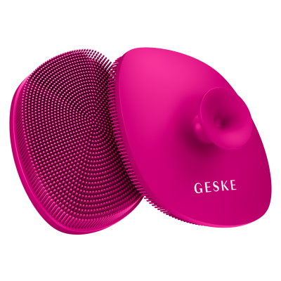 Щітка для обличчя GESKE Facial Brush 4 в 1 пурпуровий з тримачем Щітка для обличчя GESKE Facial Brush 4 в 1 пурпуровий з тримачем
