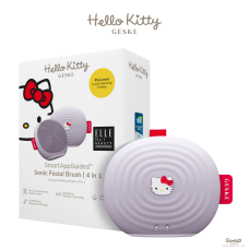 Електронна звукова щітка для обличчя GESKE Sonic Facial Brush 4 в 1 by Hello Kitty фіолетовий