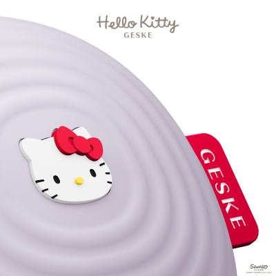 Електронна звукова щітка для обличчя GESKE Sonic Facial Brush 4 в 1 by Hello Kitty фіолетовий