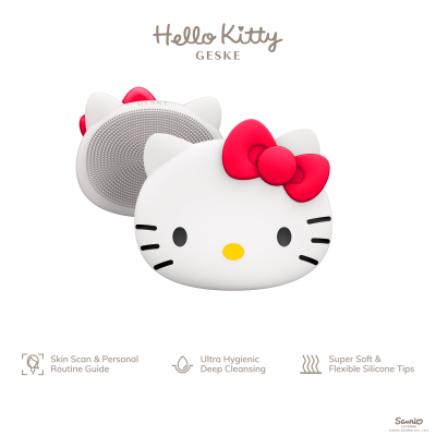 Щетка для лица GESKE Facial Brush 3 в 1 by Hello Kitty пудровый Щетка для лица GESKE Facial Brush 3 в 1 by Hello Kitty пудровый