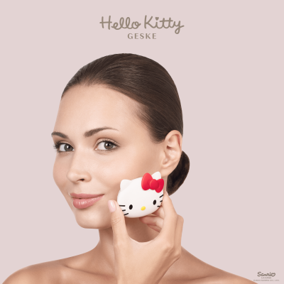 Щетка для лица GESKE Facial Brush 3 в 1 by Hello Kitty пудровый Щетка для лица GESKE Facial Brush 3 в 1 by Hello Kitty пудровый