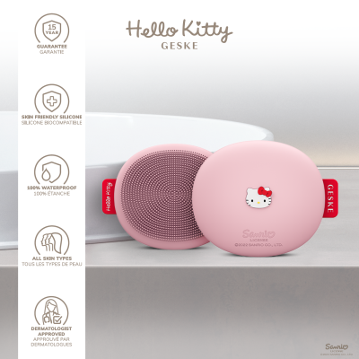 Щетка для лица GESKE Facial Brush 3 в 1 by Hello Kitty розовый Щетка для лица GESKE Facial Brush 3 в 1 by Hello Kitty розовый