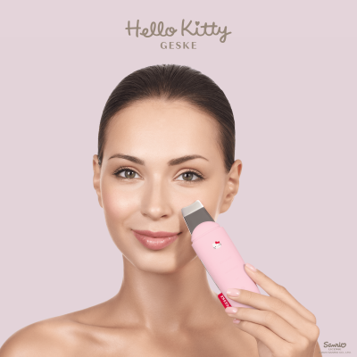 Мікрострумовий скрабер для шкіри та усунення чорних точок GESKE MicroCurrent 9 в 1 by Hello Kitty рожевий Мікрострумовий скрабер для шкіри та усунення чорних точок GESKE MicroCurrent 9 в 1 by Hello Kitty рожевий
