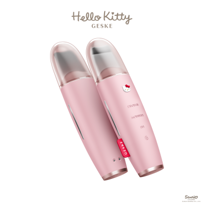 Мікрострумовий скрабер для шкіри та усунення чорних точок GESKE MicroCurrent 9 в 1 by Hello Kitty рожевий Мікрострумовий скрабер для шкіри та усунення чорних точок GESKE MicroCurrent 9 в 1 by Hello Kitty рожевий