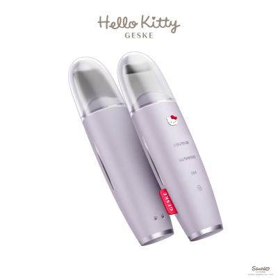 Мікрострумовий скрабер для шкіри та усунення чорних точок GESKE MicroCurrent 9 в 1 by Hello Kitty фіолетовий Мікрострумовий скрабер для шкіри та усунення чорних точок GESKE MicroCurrent 9 в 1 by Hello Kitty фіолетовий